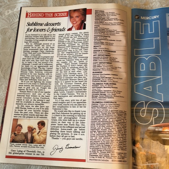 CANADIAN LIVING MAGAZINE FEBRUARY 21, 1987 - 126 pages - #227 - Picture 3 of 13